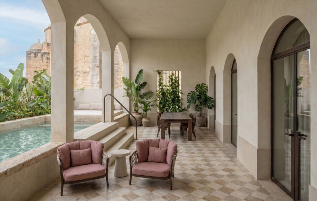 Terrace & Dip Pool